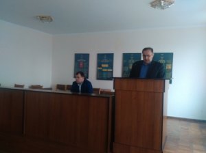 Розширена апаратна нарада у Коростенській райдержадміністрації за участі співробітників Коростенського МЦ