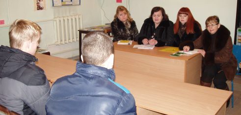 Заступник директора Центру Радушинська Н. В. провела зустріч із спецконтингентом виправних закладів м. Житомира