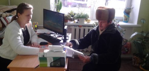 Робоча зустріч з головою Васьковицької сільської ради Коростенського району у приміщенні Коростенського МЦ