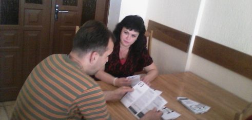 Житомирський місцевий центр провів прийом вимушених переселенців