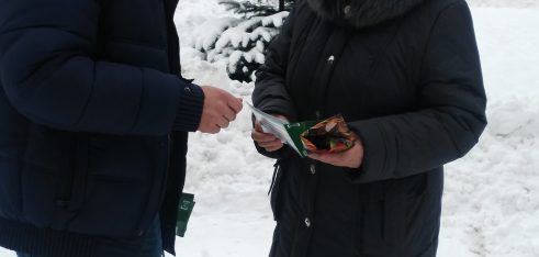 Виїзна робоча група Новоград-Волинського МЦ БВПД у місті Баранівка