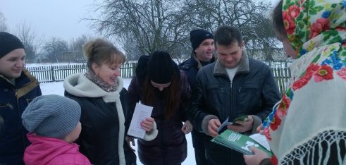 Вуличне інформування на Католицьке Різдво