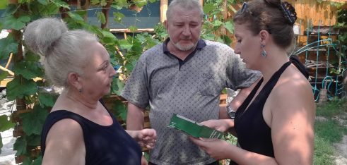 Коростенський місцевий центр відвідав переселенців із Маріуполя