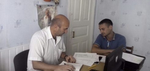 Виїзний прийом громадян працівниками Охтирського місцевого центру у Тростянці