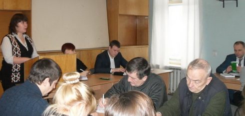 Директор Охтирського місцевого центру виступила на апаратній нараді в Тростянецькій РДА