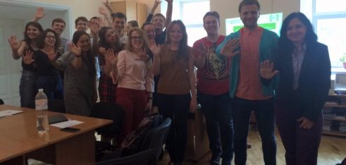 Фахівці Четвертого київського місцевого центру поспілкувалися з активом  Експериментальної навчальної лабораторії “Правнича клініка” Національного університету «Києво-Могилянська академія»