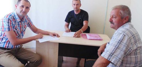 Адвокат центру Сергій Ільницький провів зустріч із клієнтом