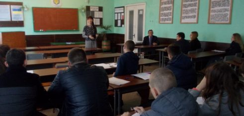 Директор Володимир-Волинського місцевого центру з надання БВПД провела зустріч із студентами 4 курсу відділення «Правознавство» Володимир-Волинського агротехнічного коледжу