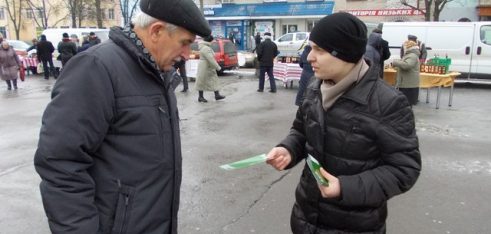 Вуличне інформування в місті Володимирі-Волинському