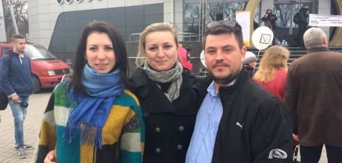 Права переселенців як виборців обговорили під час вуличної акції правники системи БПД