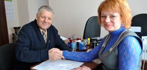 Робоча зустріч в.о. директора Луцького місцевого центру з надання БВПД та голови ГО “Міжнародна організація журналістів “Четверта влада”