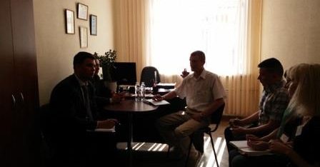 Візит Олександра Баранова до Першого полтавського МЦ з НБВПД