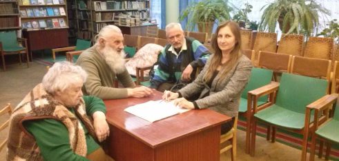 Перший місцевий центр провів консультування у пансіонаті ветеранів праці