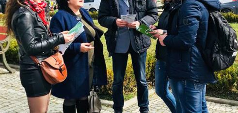 У рамках проекту «Я маю право!» команда БПД та юстиції провела флеш-моб