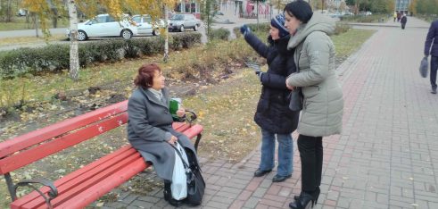 Перший київський місцевий центр провів вуличне інформування