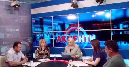 Про захист прав учасників АТО на Полтавщині говорили під час прямого ефіру телепередачі «Акценти»