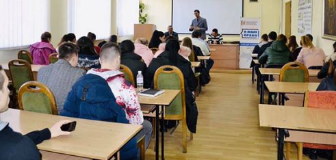 Тематична  лекцію для студентів-правознавців Карпатського університету ім. Августина Волошина.