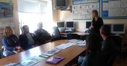 Правові лекції для безробітних від працівників Лубенського місцевого центру