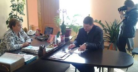 Директор Лубенського центру з надання БПД зустрівся  із головою Хорольської районної ради