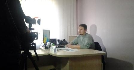 Директор Лубенського місцевого центру з надання БВПД  дав        інтерв´ю місцевому телеканалу