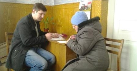 В сільській громаді Лубенського району провели виїзний прийом громадян