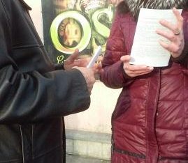 Акція вуличного інформування для мешканців Лубен