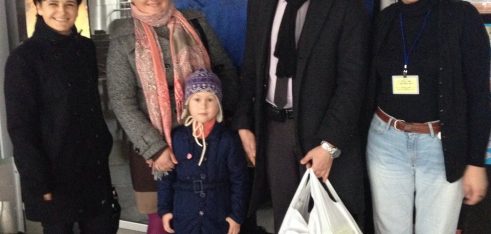 Першим та Третім київськими місцевими центрами спільно з Українською фундацією правової допомоги відвідано волонтерський пункт, який розміщено на Південному залізничному вокзалі міста Києва