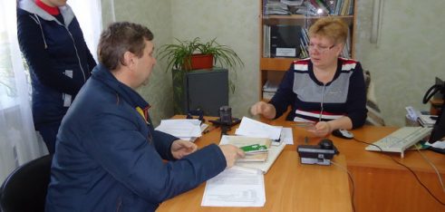 З робочим візитом до управління пенсійного фонду та до бюро технічної інвентаризації