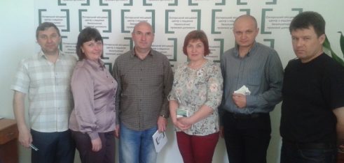 Ділилися досвідом у Охтирському центрі правової допомоги