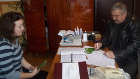 Виїзний прийом здійснили фахівці Шосткинського міського центру