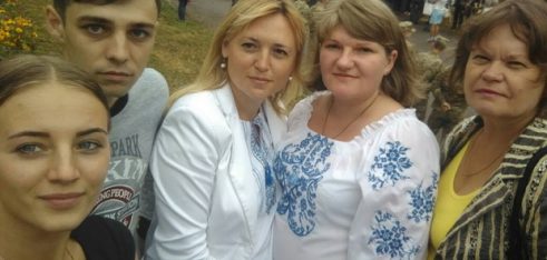 Представники Сумського місцевого центру з надання БВПД долучилися до святкування Дня Державного Прапора України