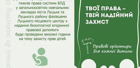 Виховні години на тему захисту прав дітей