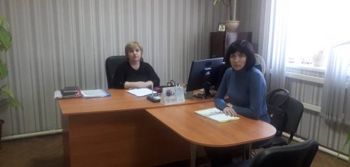 Робоча зустріч  в управлінні соціального захисту населення  Маньківської районної державної адміністрації
