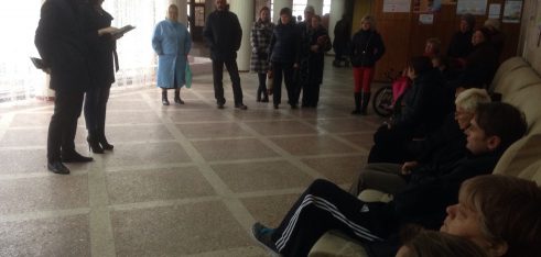 Внутрішньо переміщені особи, що тимчасово проживають у                           ДП “Клінічний санаторій ім. Перогова”, отримали інформацію про право на безоплатну правову допомогу