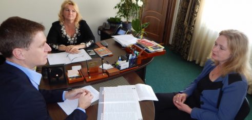Робоча зустріч директора Регіонального центру Ірини Хондогій з Ольгою  Кушнерик