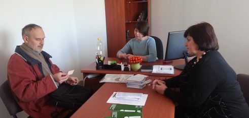 Робоча зустріч із головою Чортківської громадської організації  “Гельсінська ініціатива-ХХІ”