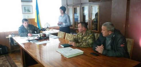 Робоча зустріч з військовим комісаром Бучацького районного військового комісаріату