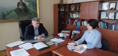 Робоча зустріч із  директором  Бучацького коледжу Подільського державного аграрно-технічного університету