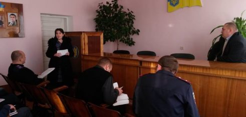 Робоча зустріч з працівниками Чортківського відділу поліції Головного Управління Національної поліції у Тернопільської області