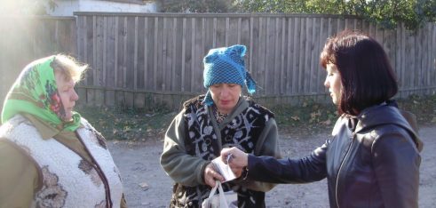 Чернігівським місцевим центром проведено “вуличне” інформування населення с. Новий Білоус Чернігівського району