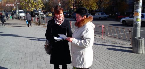 Вуличне інформування населення м.Бердичева щодо системи БВПД