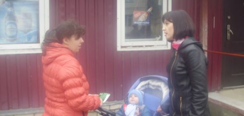 Чернігівським місцевим центром проведено особливе “вуличне” інформування населення смт. Гончарівське Чернігівського району