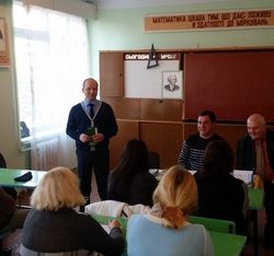 Зустріч з працівниками Кельменецького професійного ліцею.