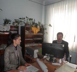 Прийом громадян працівниками новоствореного бюро правової допомоги  у м. Сокиряни