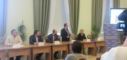 У бібліотеці ім. О. Гмирьова пройшла підсумкова прес – конференція в рамках оголошення результатів роботи Головного територіального управління юстиції у Миколаївській області та  діяльності Регіонального центру з НБВПД