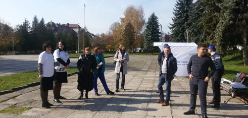 Мобільний інформаційний пункт завітав у місто Почаїв та село Лопушне Кременецького району