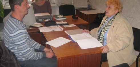 Менськи МЦ здійснив прийом та консультування громадян у м. Щорс