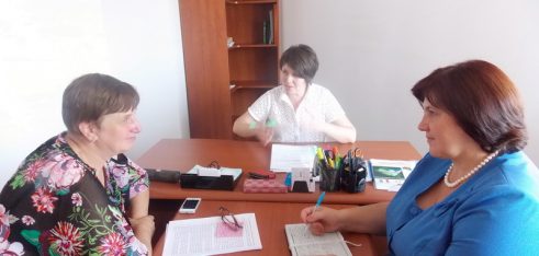 Робоча зустріч працівників Чортківського місцевого центру з надання БВПД із директором Чортківського комунального центру соціальної реабілітації дітей-інвалідів «Дорога в життя»