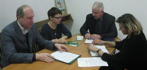 Робоча зустріч працівників Тернопільського місцевого центру з надання безоплатної вторинної правової допомоги із представниками дирекції УДППЗ “Укрпошта”