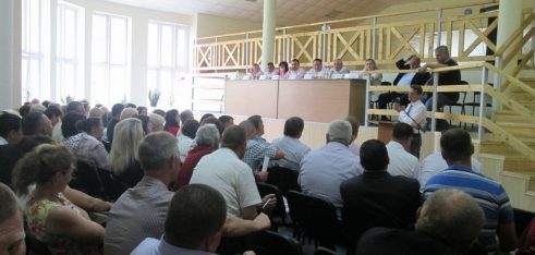 Директор Кам’янець-Подільського місцевого центру з надання БВПД Ільчишен М.В. взяв участь у засіданні колегії районної державної адміністрації на якому виступив з інформацією, щодо відкриття Кам’янець-Подільського місцевого центру